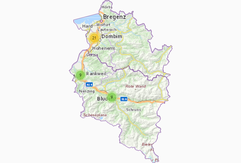 Recorded audio & video carriers in Vorarlberg Recorded audio & video carriers in Vorarlberg