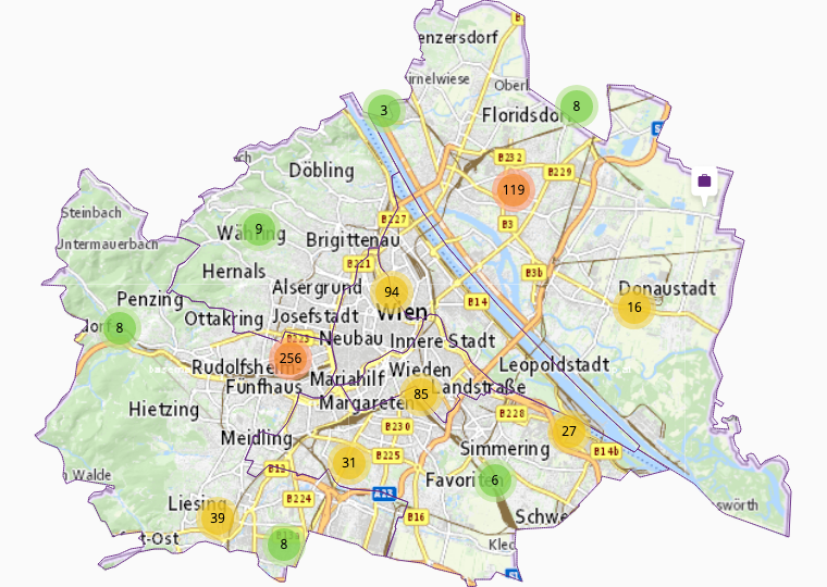 Abfallsammlung in Wien