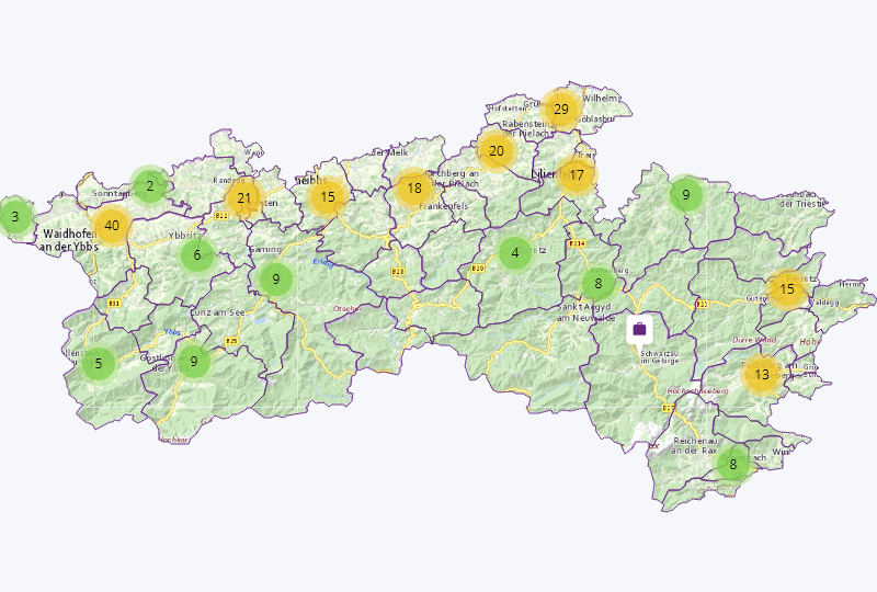 Financial services in Lower Austrian Limestone Alps