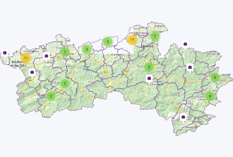 Computer in Lower Austrian Limestone Alps