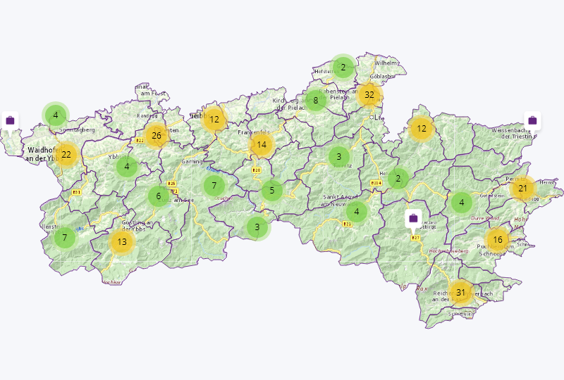 Landverkehr in Niederösterreichische Kalkalpen