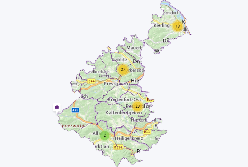 Domestic appliances in Östlicher Wienerwald