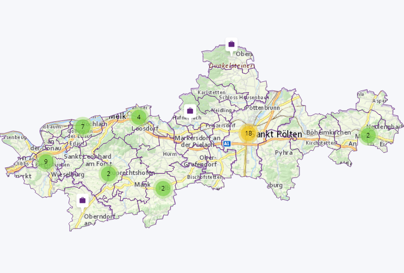 Vorhänge, Teppiche, Tapeten in Wieselburg- St. Pöltener Gebiet