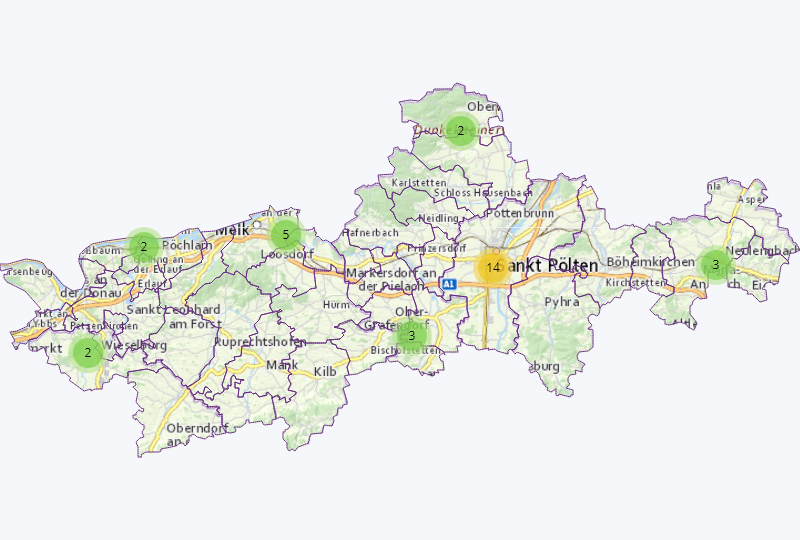 Datenverarbeitungsgeräte in Wieselburg- St. Pöltener Gebiet