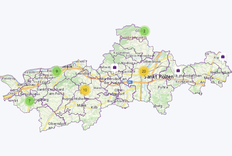 Waste collection in Wieselburg- St. Poelten area