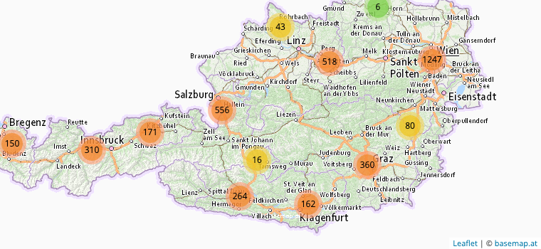 Snow clearing in Austria